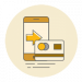 Card Over The Phone Icon